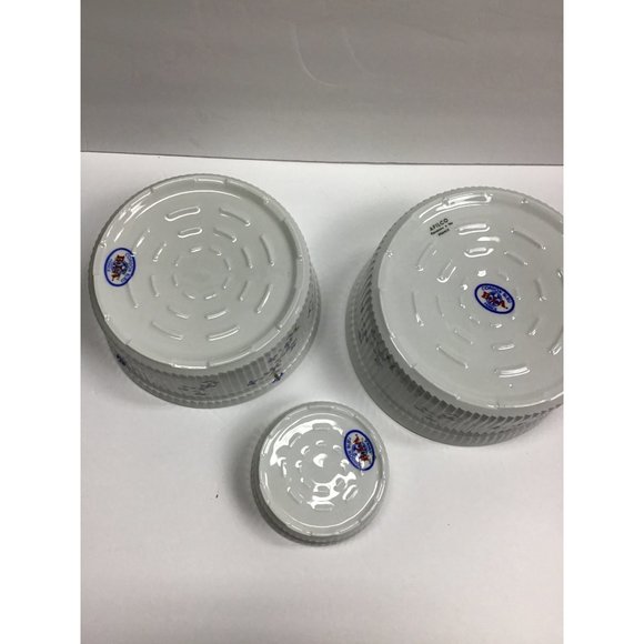 Bia Cordon Bleu France Small Flowers Fluted Souffle/Ramekin Set of (3) - Picture 5 of 7